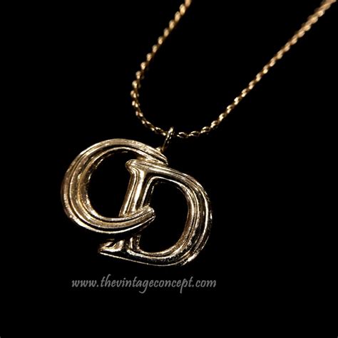 christian dior initial necklace|Christian Dior necklace women.